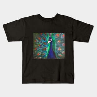 The peacock Kids T-Shirt